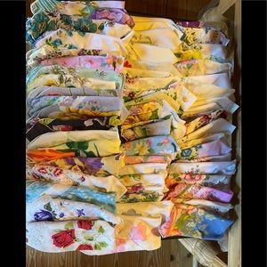 93 VINTAGE & RETRO LOT OF HANKIES